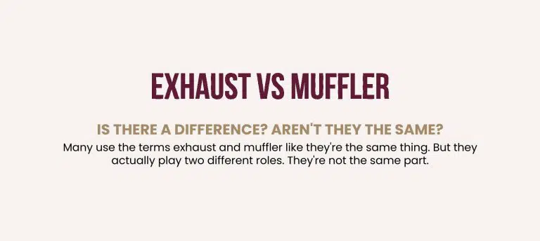 Exhuast vs Muffler Cover